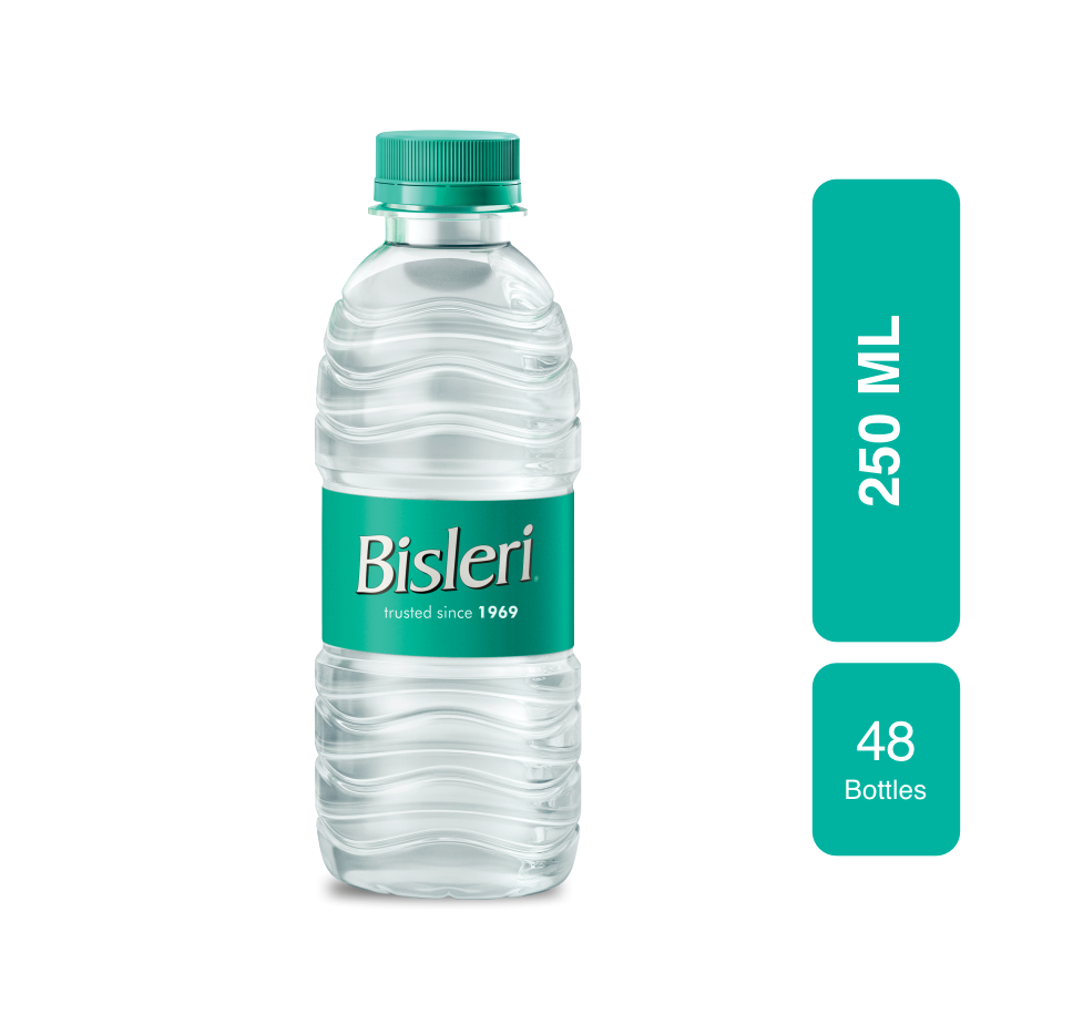 Bisleri packaged drinking water bottle