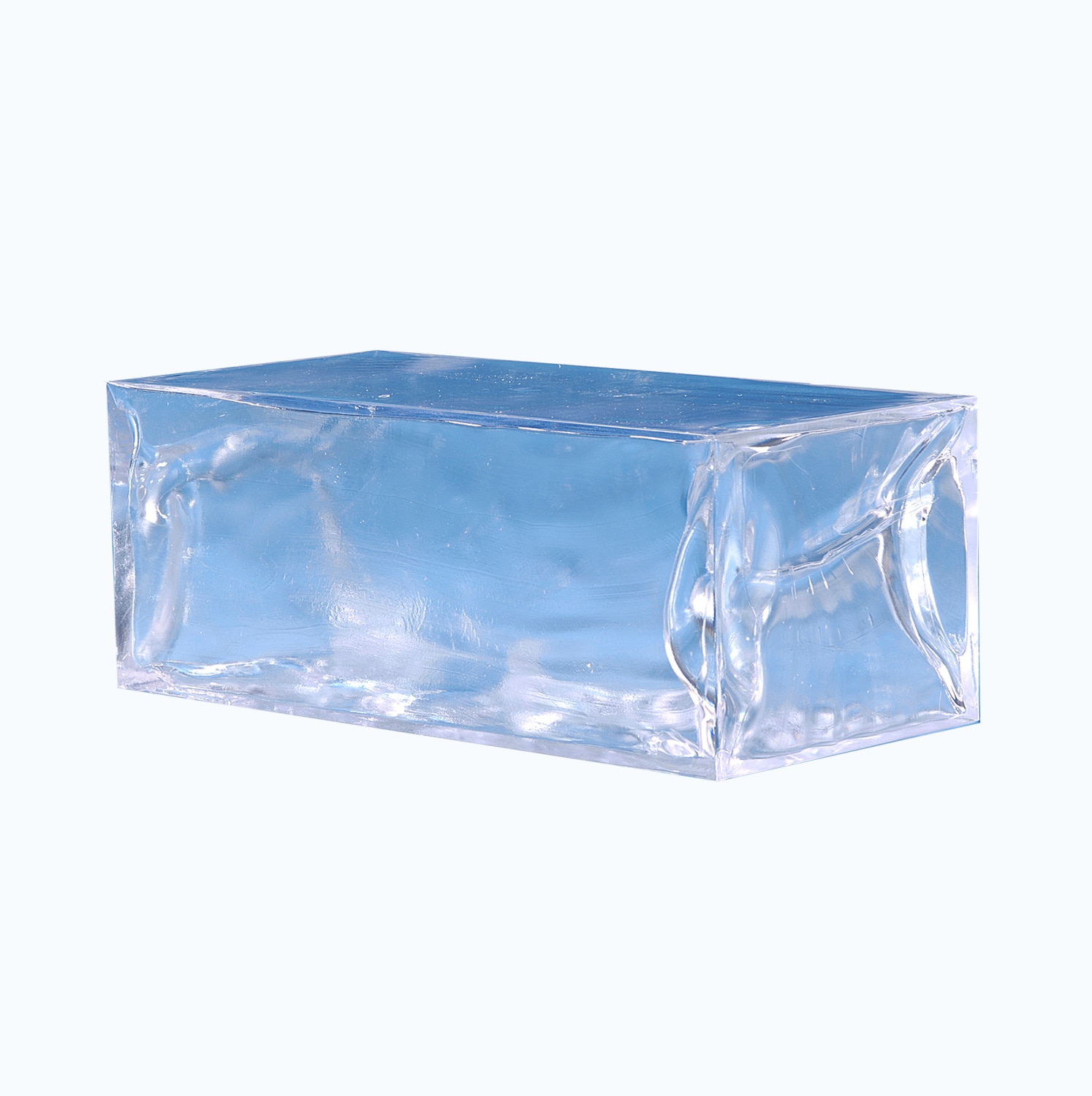 Clear block of ice — ice slab